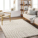 Surya usg christina 2315 beige Beige Living Room Geometric Rug.
