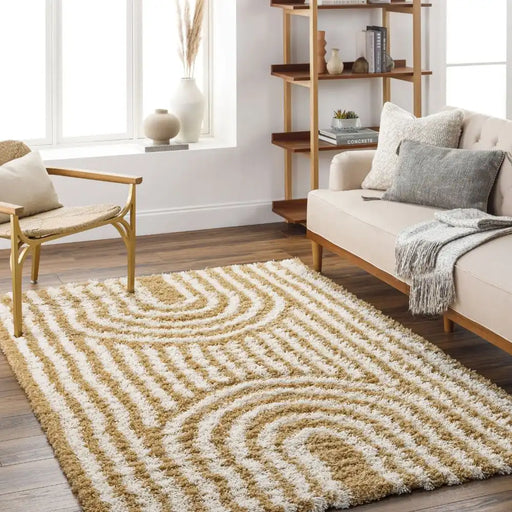 Surya usg christina 2316 yellow Yellow Living Room Geometric Rug.