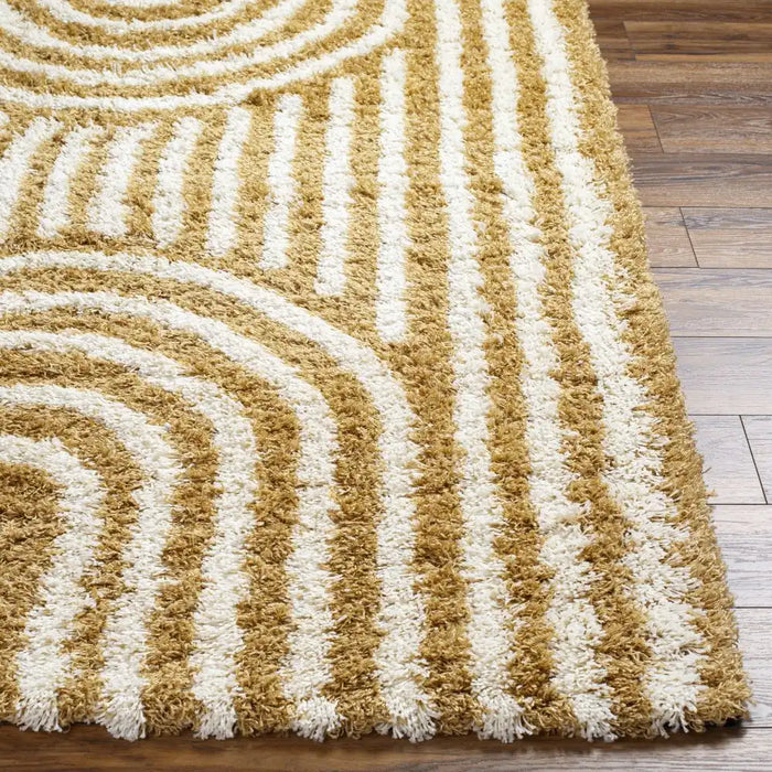 Surya usg christina 2316 yellow Yellow Living Room Geometric Rug.