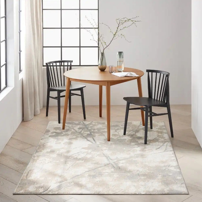 Calvin Klein ck950 rush ck957 grey multi Grey, Multicoloured Living Room  Rug.