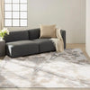 Calvin Klein ck950 rush ck957 grey multi Grey, Multicoloured Living Room  Rug.