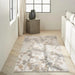 Calvin Klein ck950 rush ck957 grey multi Grey, Multicoloured Living Room  Rug.