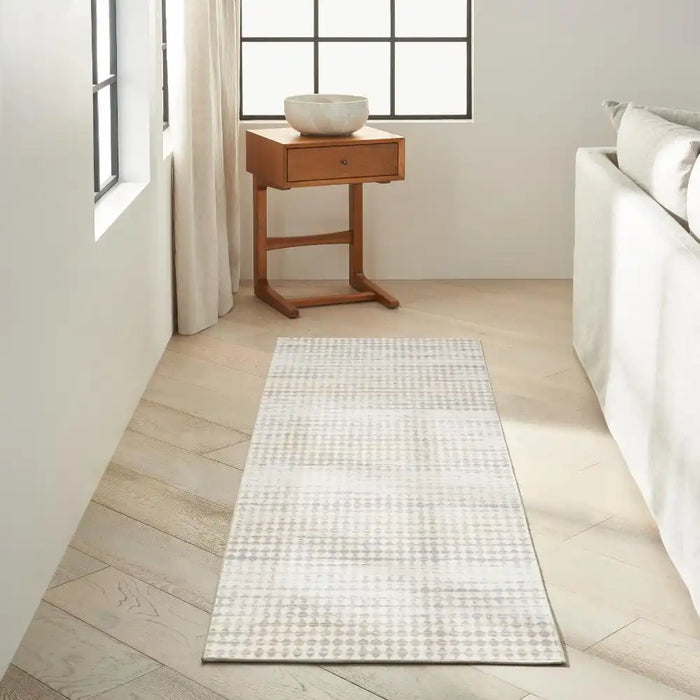Calvin Klein ck950 rush ck958 ivory multi Ivory, Multicoloured Living Room  Rug.