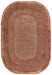 Asiatic halo clay Brown, Orange Living Room Wool Rug.