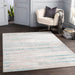 Surya lsr clementine 2310 turquoise Blue, Grey Living Room  Rug.