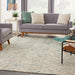 Nourison colorado clr02 ivory green Green, Ivory Living Room Wool Rug.