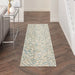 Nourison colorado clr02 ivory green Green, Ivory Living Room Wool Rug.