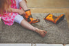 My Mats my mat cotton coffee Brown Outdoor  Washable Rug.