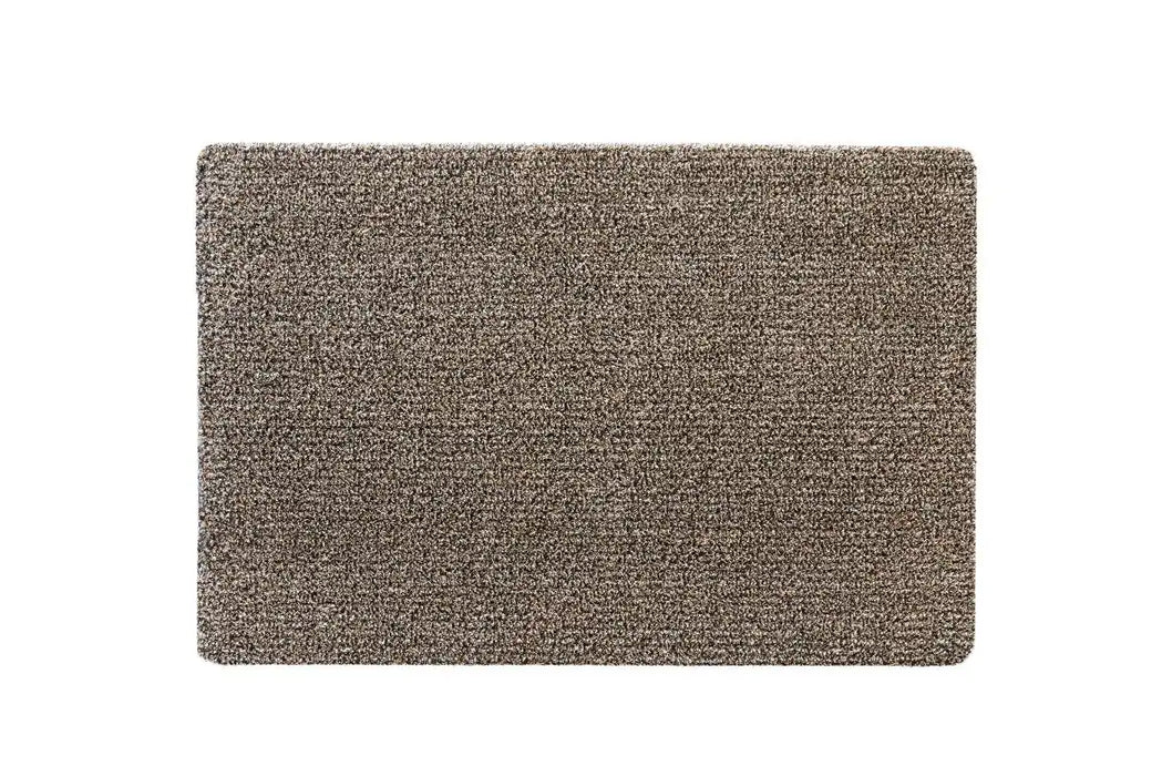 My Mats my mat cotton coffee Brown Outdoor  Washable Rug.
