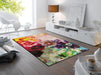 Wash + Dry design colour blast Multicoloured Living Room Washable Rug.