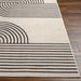 Surya pss constance 2355 white Cream Living Room  Rug.