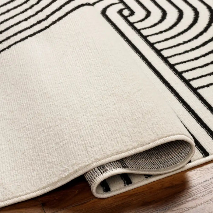 Surya pss constance 2355 white Cream Living Room  Rug.