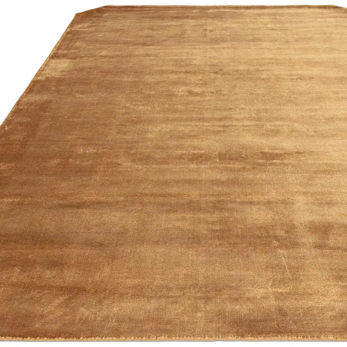 Asiatic gleam copper Brown Living Room  Rug.