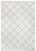 NorthRugs twin supreme corsica linen Beige, Cream Living Room Striped Rug.