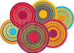Wash + Dry decor cosmic colours multi Multicoloured Living Room Washable Rug.