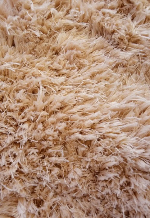 Homemaker soft washable cosy champagne Beige Living Room Shaggy Rug.