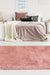 Homemaker soft washable cosy pink Pink Living Room Shaggy Rug.