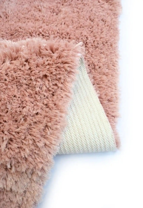 Homemaker soft washable cosy pink Pink Living Room Shaggy Rug.