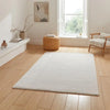Think Rugs snug cream Ivory Living Room Shaggy Rug.