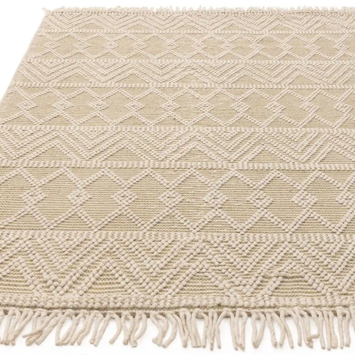 Asiatic asra cream Ivory, Cream Living Room Wool Rug.