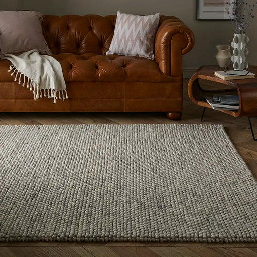 Esselle mayfair delilah cream Cream Living Room Wool Rug.