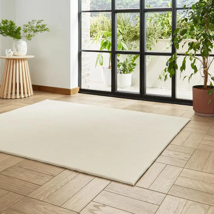 Washed Cream Rug Bay Washable Cream Ivory Rug — RugsDirect Online
