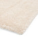 Think Rugs lux shaggy cream Ivory Living Room Shaggy Rug.