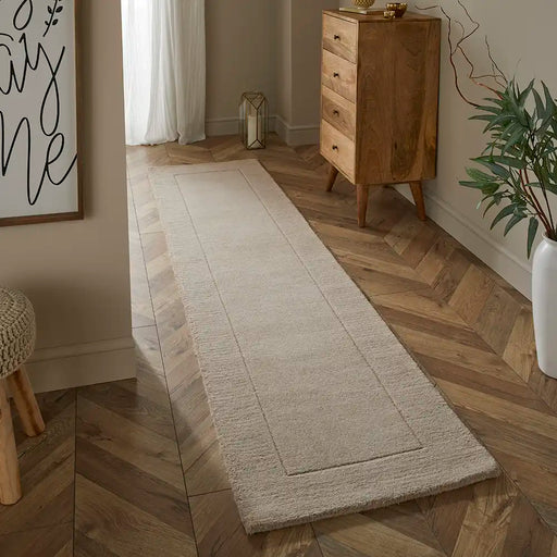 Esselle mayfair esme cream Ivory Living Room Wool Rug.