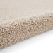 Think Rugs bali cream Cream Living Room Shaggy Rug.