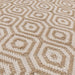 Asiatic global cream mosaic Ivory, Cream Living Room Natural Fibre Rug.