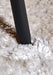 Elle Decoration elle cosy creme Ivory Living Room Shaggy Rug.