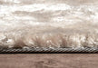 Elle Decoration elle cosy creme Ivory Living Room Shaggy Rug.