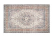 Origins washable soho croft Blue, Multicoloured Living Room Geometric Rug.