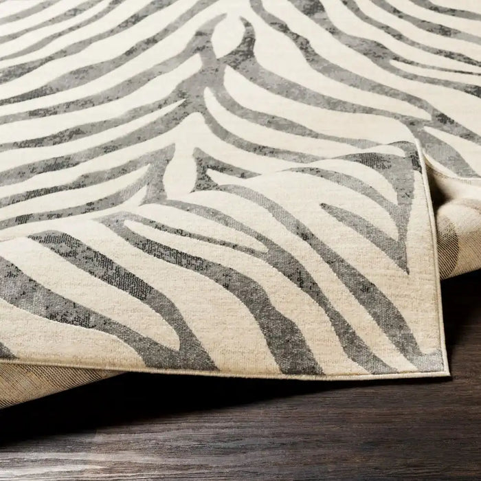 Surya cit cybele 2300 grey Black, Ivory Living Room  Rug.