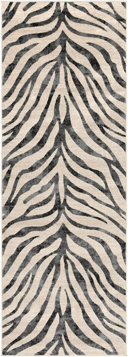 Surya cit cybele 2300 grey Black, Ivory Living Room  Rug.