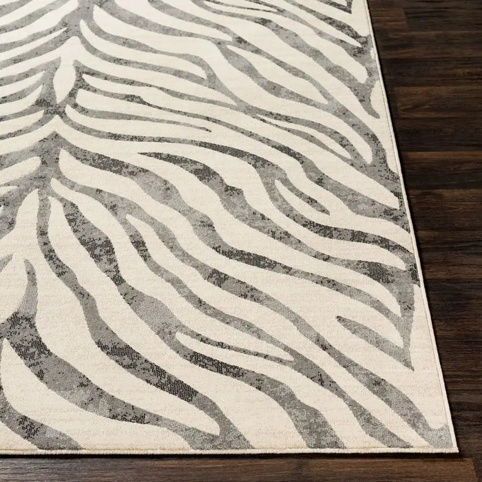 Surya cit cybele 2300 grey Black, Ivory Living Room  Rug.