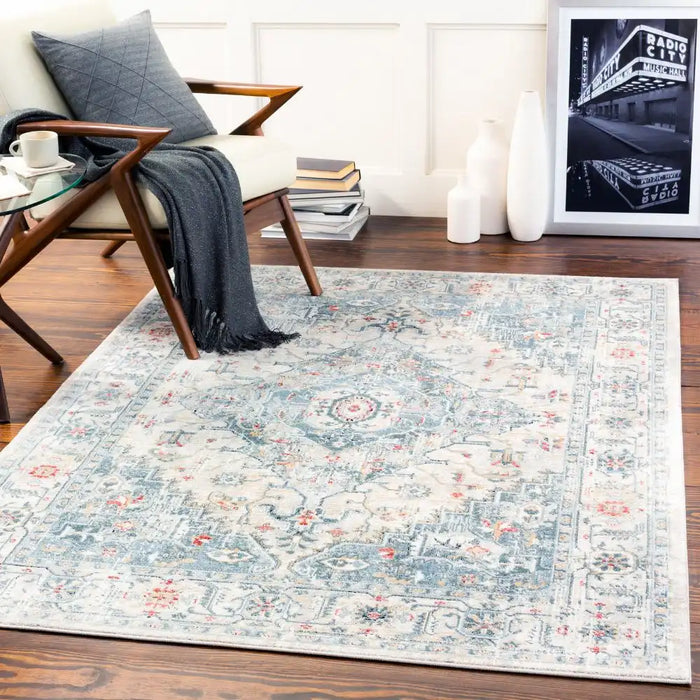 Surya jlo dalila 2307 blue Blue Living Room  Rug.