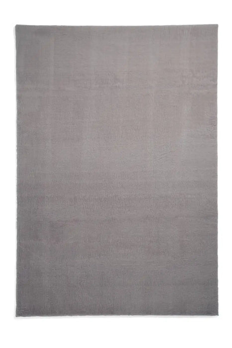 Think Rugs snug dark grey Grey Living Room Shaggy Rug.