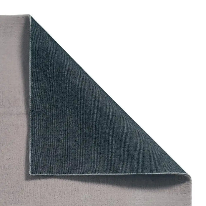 Think Rugs snug dark grey Grey Living Room Shaggy Rug.