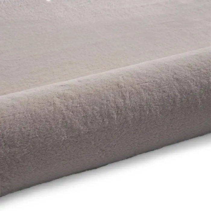 Think Rugs snug dark grey Grey Living Room Shaggy Rug.