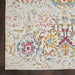Nourison damask das06 multi Multicoloured Living Room Flat Weave Rug.