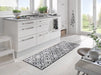 Wash + Dry design decorada Grey, Ivory Living Room Washable Rug.