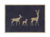 Turtle Mat turtle designs deer family gold Grey Kitchen  Washable Rug.