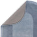 Asiatic halo denim Blue Living Room Wool Rug.