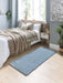 My Mats buddy denim Blue Living Room Shaggy Rug.
