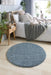 My Mats buddy denim Blue Living Room Shaggy Rug.