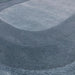 Asiatic halo denim Blue Living Room Wool Rug.