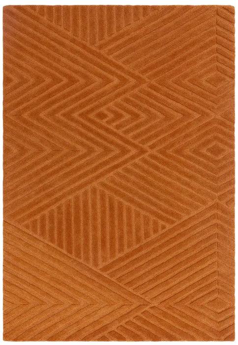 Asiatic hague desert Orange Living Room Wool Rug.
