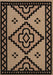 Serdim Rugs harper outdoor diamond black Brown, Black Living Room Natural Fibre Rug.