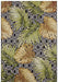 Hanse Home flair diamonds and leaves Green, Black, Multicoloured Living Room Floral Rug.